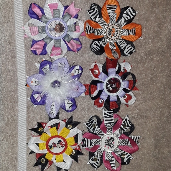 Multiple Handmade Girls Hairbows - Picture 8 of 8